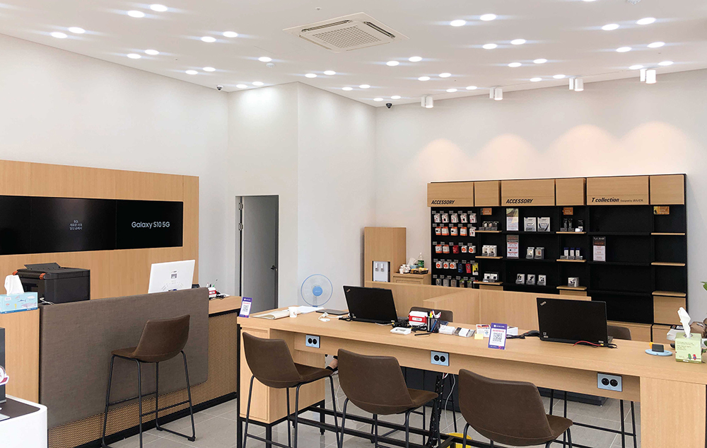 SK텔레콤 테크노폴리스점 인테리어공사