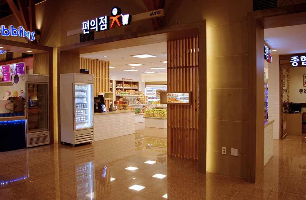 진주휴게소(부산방향) 내외부 공사